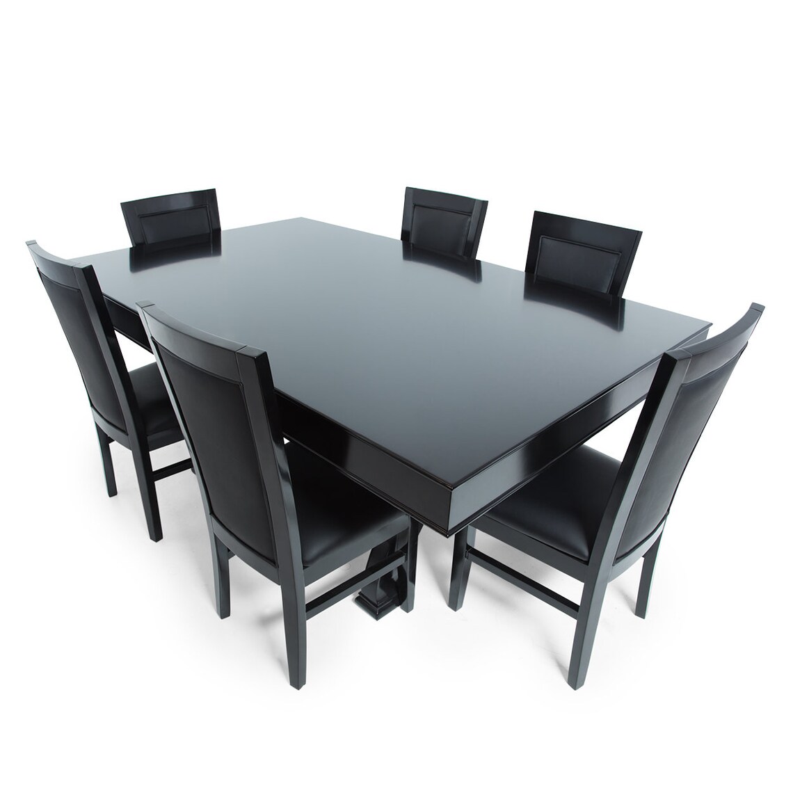 X2 Mini Poker Table with Dining Top and 6 Dining Chairs Etsy