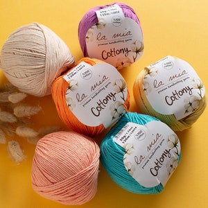 La Mia Cottony Baby Yarn for All Your Baby Projects, Amigurumi, Blankets