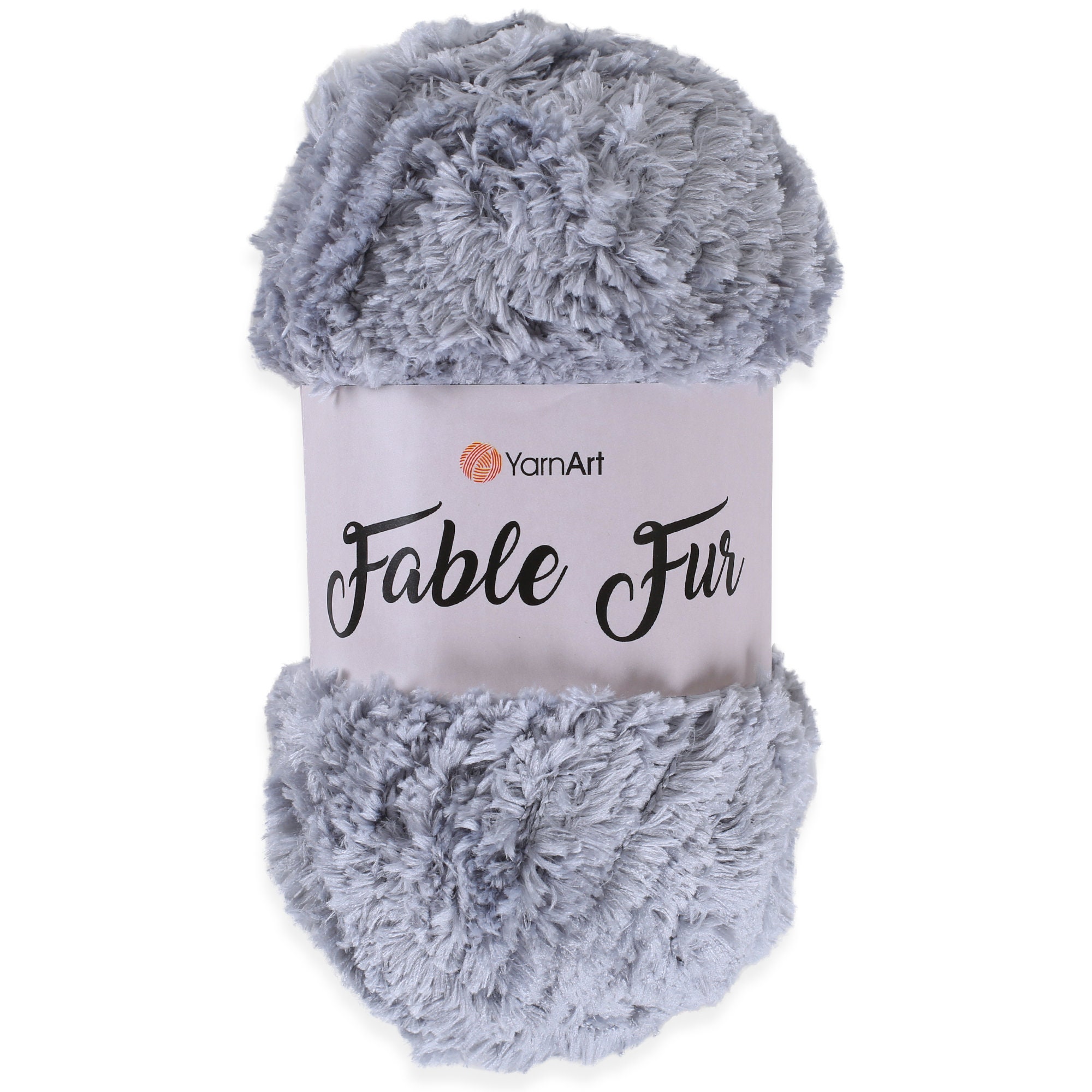Yarnart Fable Fur Yarn (100gr), Soft Fur Yarn Chunky Fluffy Faux Fur Yarn Fuzzy Fur Yarn Eyelash Yarn for Crochet Knit Clothes Knitting Super Bulky