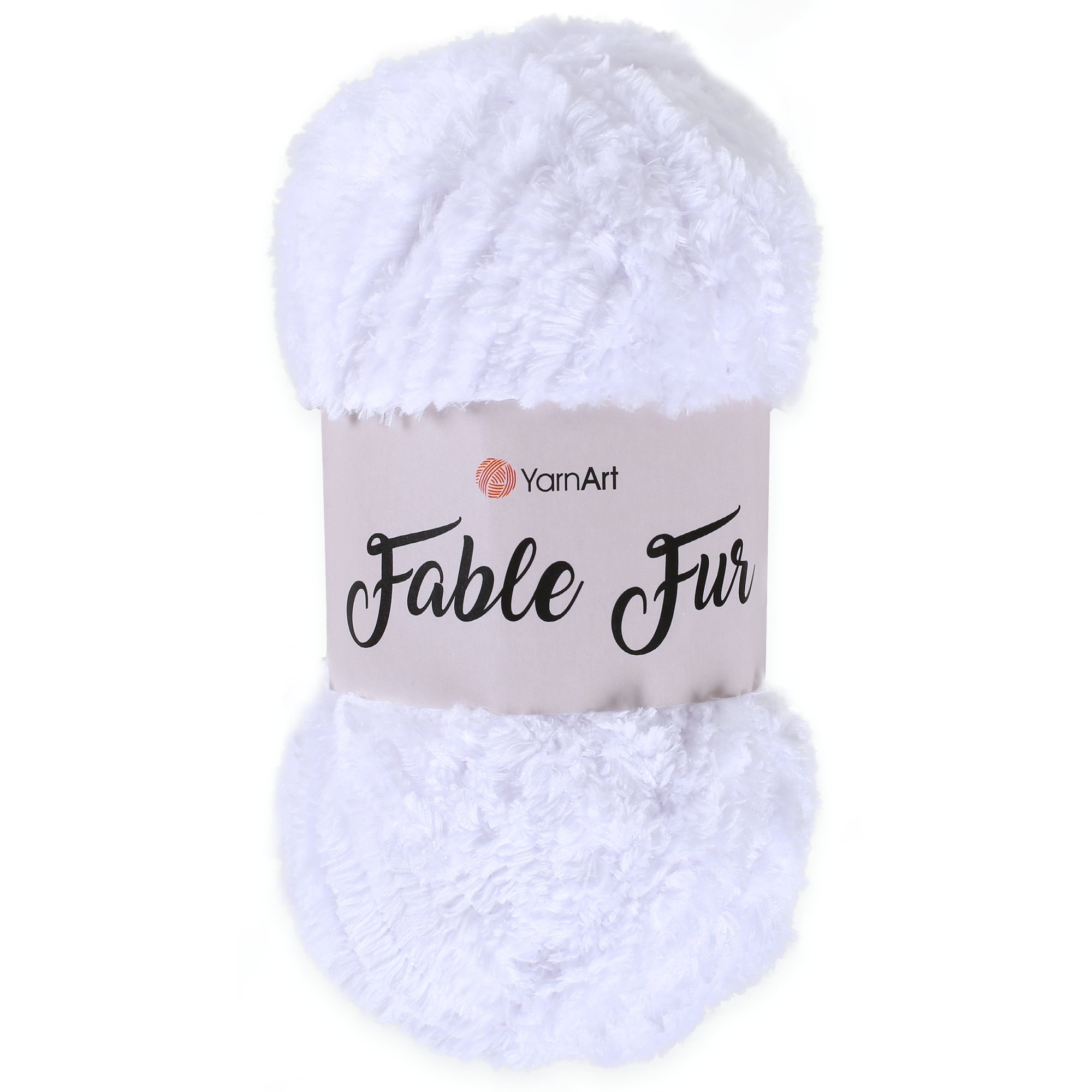 Yarnart Fable Fur Yarn, 100 Micro Polyester Yarn for Knitting and