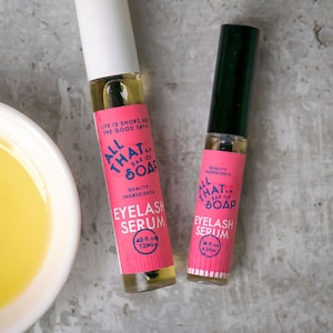 All Natural Eyelash Serum, Healthy Eyelash Growth, Eyelash + Eyebrow Potion, Healthy Eyebrows, Castor Oil Serum