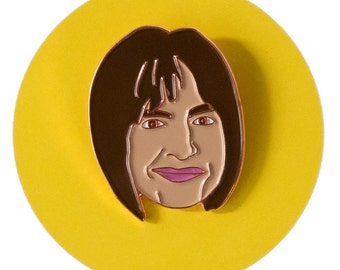 Patti LuPone enamel lapel pin
