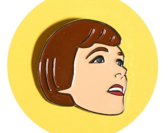 Julie Andrews enamel lapel pin (The Sound of Music)