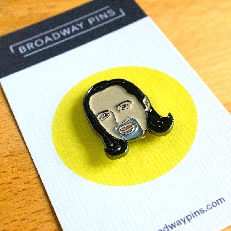 Lin-Manuel Miranda (Hamilton musical) enamel lapel pin image 2