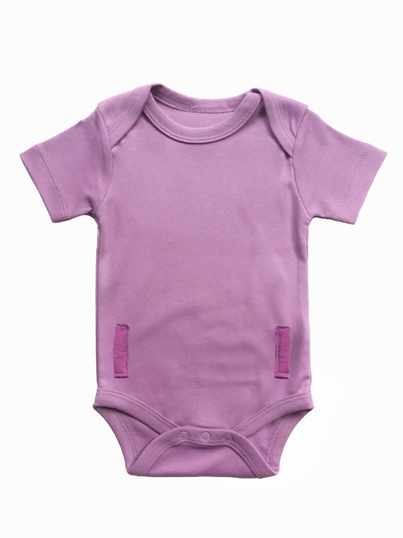 GTube & Catheter Baby Bodysuit Adaptive Organic Cotton Etsy