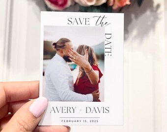 Save the Date Magnets, Wedding Magnets, Photo Save the Date, Custom Magnets, Photo Invitation
