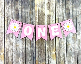 70's One Banner, Groovy One Banner, 70's Age Banner, Groovy Birthday Banner, One Highchair Banner
