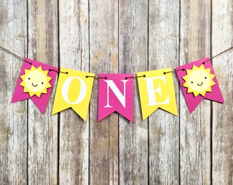 Sunshine One Banner, You Are My Sunshine, Sun Birthday Banner