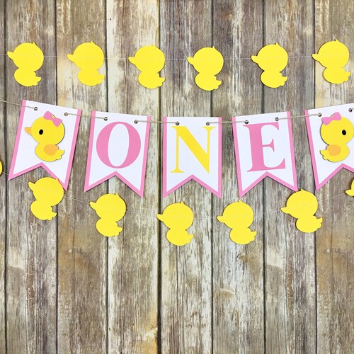Rubber Ducky First Year Photo Banner Rubber Ducky Birthday Etsy