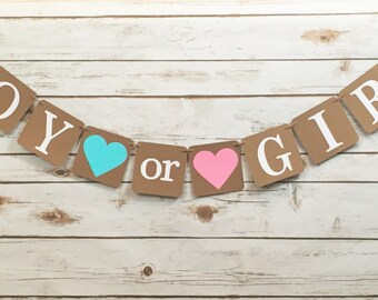 boy or girl banner etsy