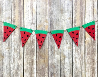 Watermelon Banner, Summer Banner, Watermelon Garland, Photo Prop