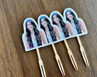 Custom Graduation Toppers, Custom Face Toppers, Cupcake Toppers