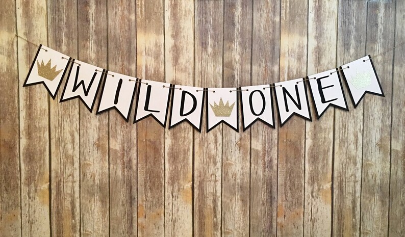 Wild One Banner Where the Wild Things Are Inspired Banner - Etsy