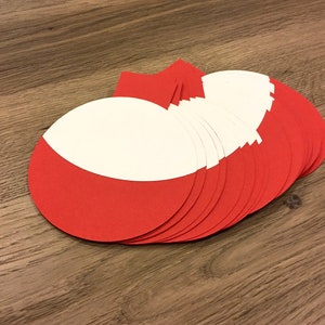 Fish Bobber Die Cuts, Fish Party, Baby Shower, Birthday Decor
