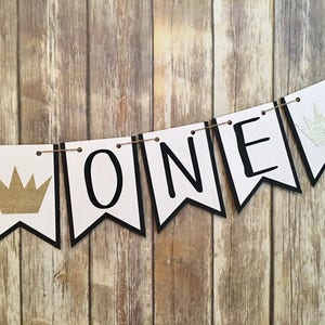 Wild One Banner, Where The Wild Things Are Inspired Banner, One Banner, First Birthday, Photo Prop image 6