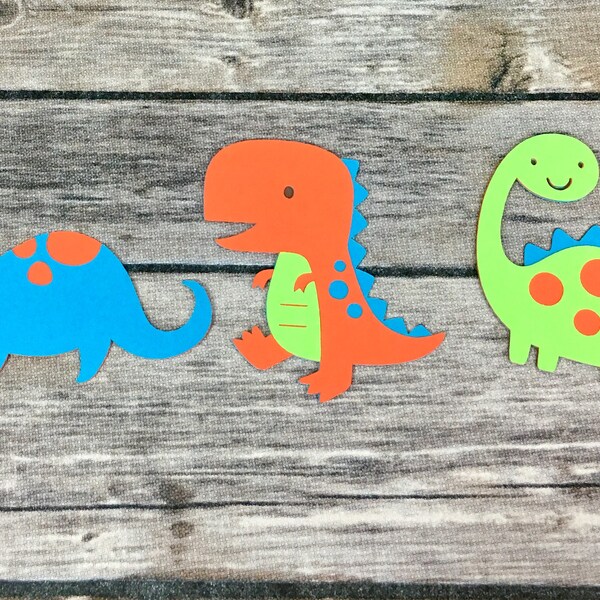 Dinosaur Die Cuts, Dinosaur Party, DIY, Scrapbook