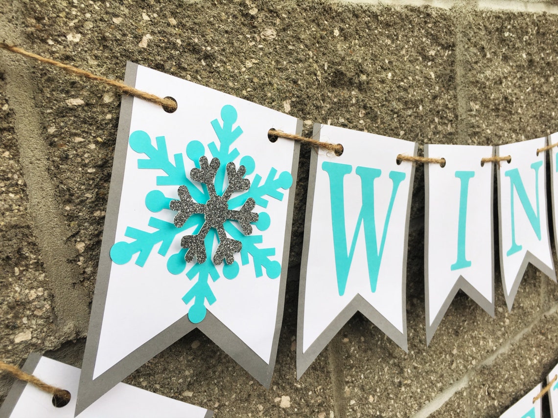 Winter Onederland Banner Onederland Banner Winter Banner | Etsy