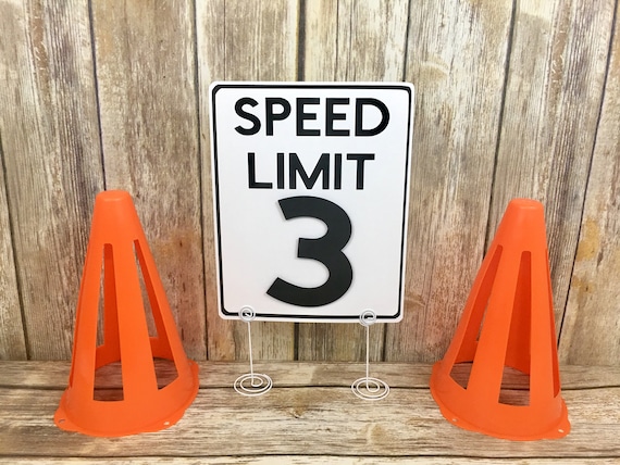 Age Speed Limit Sign, Race Cars Party, Cars Birthday, Speed Limit Sign, Age Table Sign, Construction Birthday
