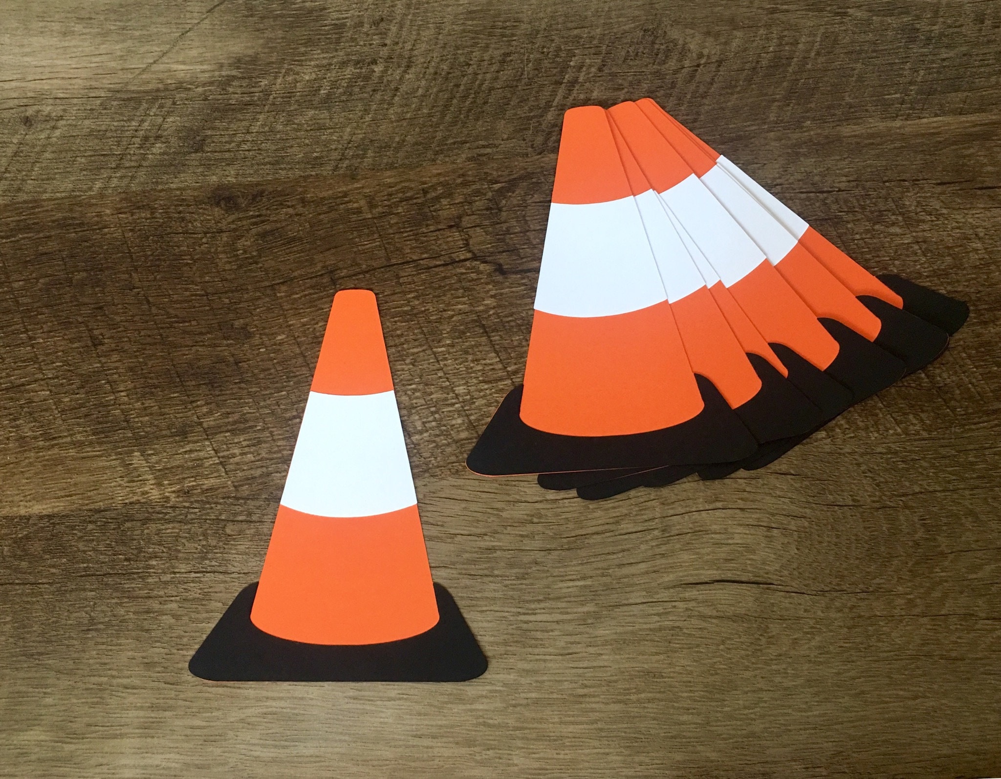 Large Construction Cone Die Cut Construction Cone Etsy