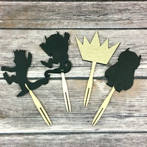 Where The Wild Things Inspired Cupcake Toppers, Wild One, Cupcake Toppers, Baby Shower, Birthday Decor