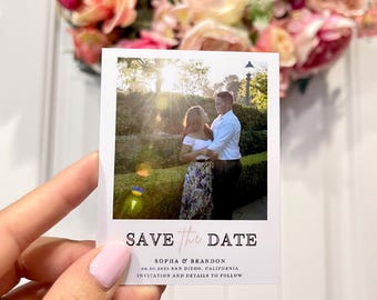 Save the Date Magnets, Wedding Magnets, Photo Save the Date, Custom Magnets, Photo Invitation