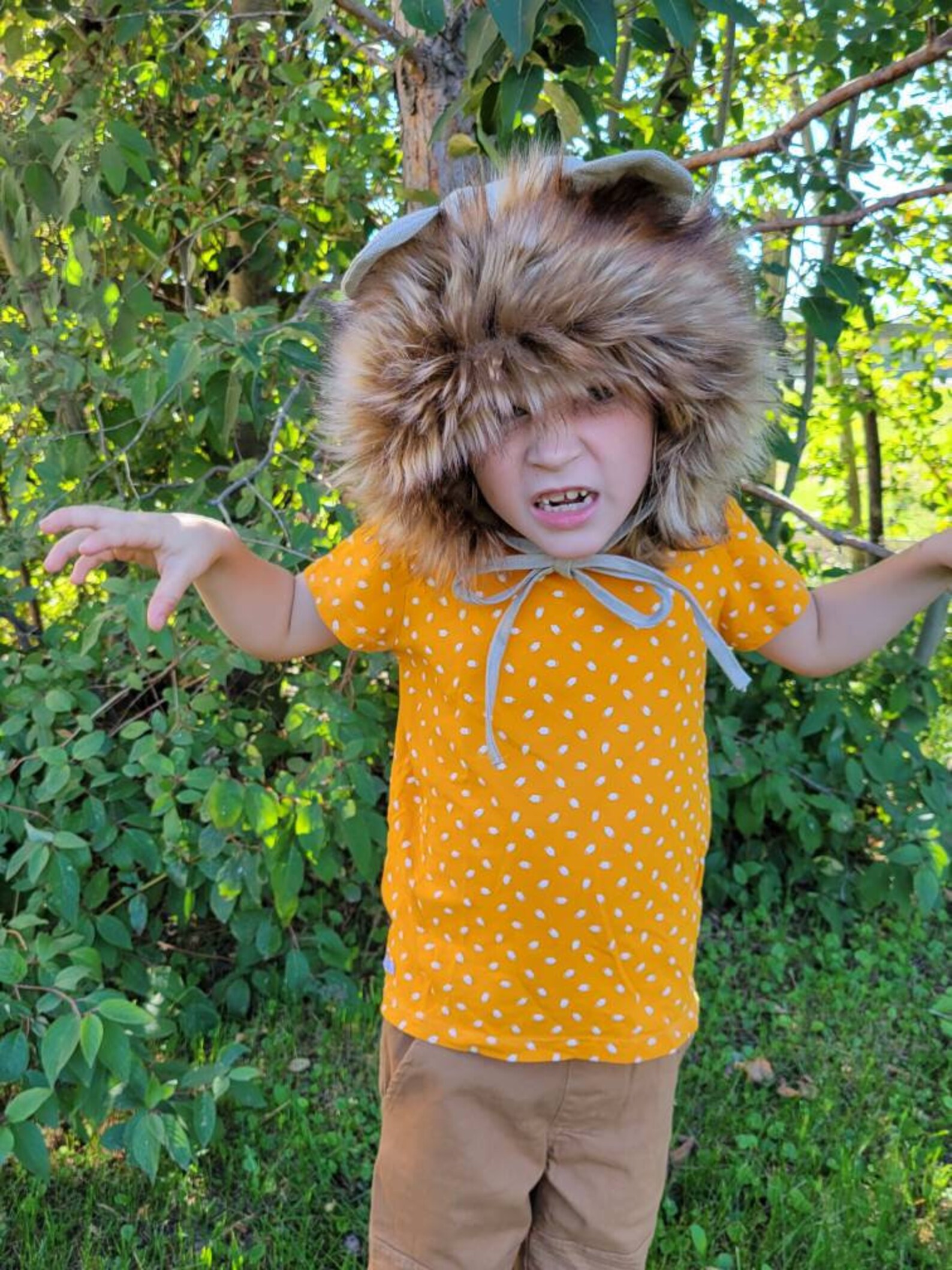 Lion Hat Lion Tail Linen Hat Winter Hat Lion Costume Baby Etsy Canada