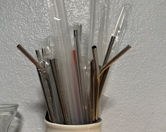 Reusable Plastic Straws