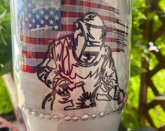 Welder Inspired Tumbler