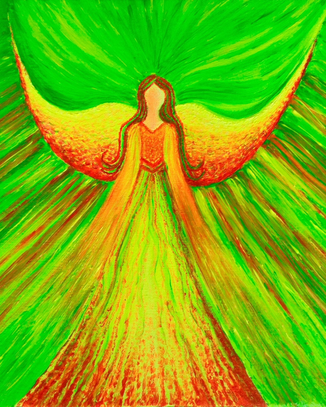 Sunflower Angel Etsy