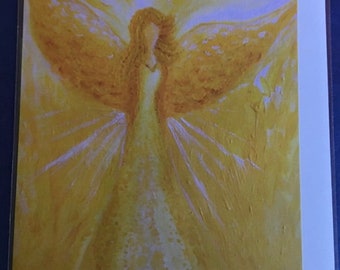 Sunshine Angel greeting card sends you happiness