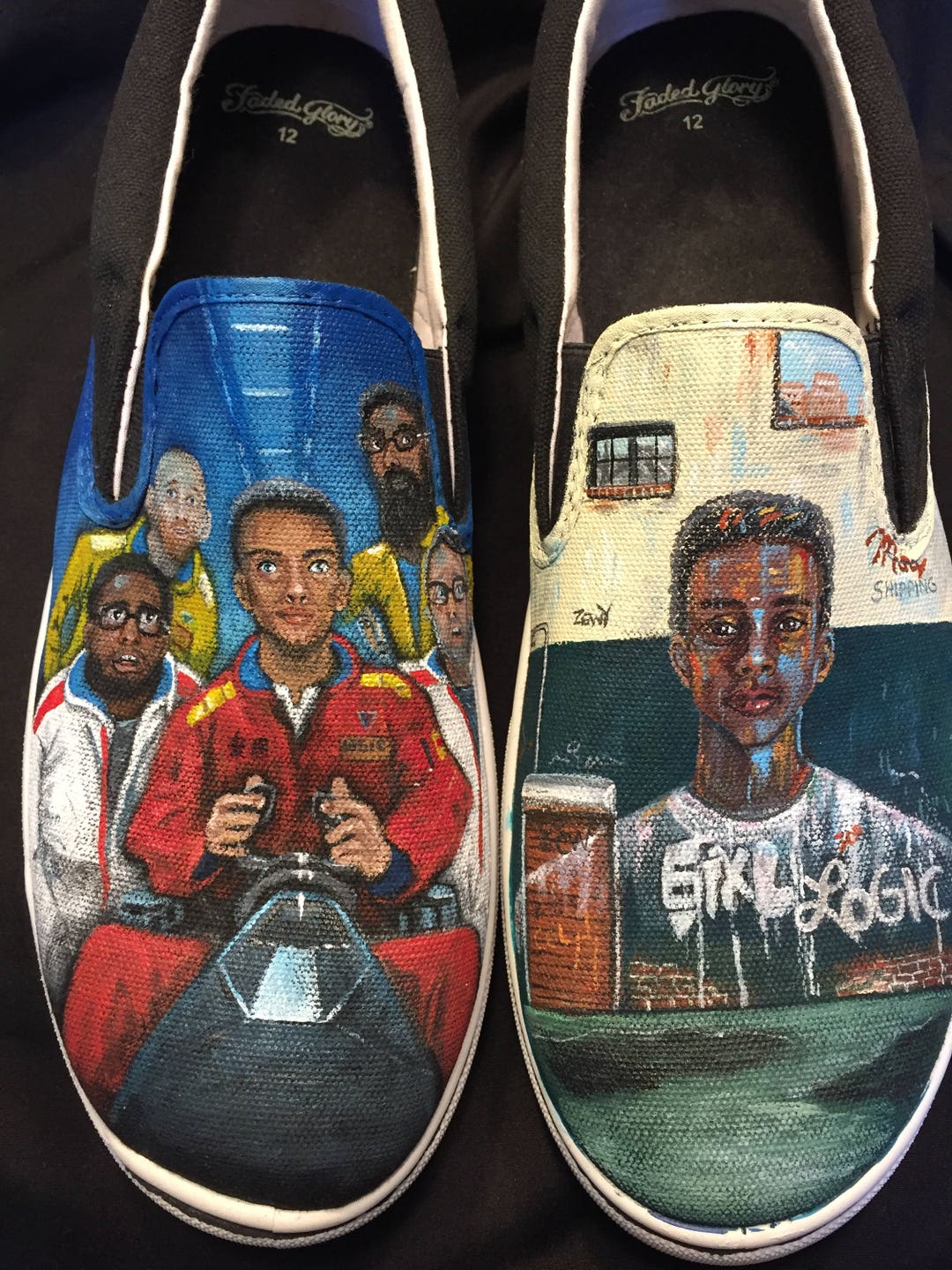 LOGIC Custom Vans, Rattpack - Etsy