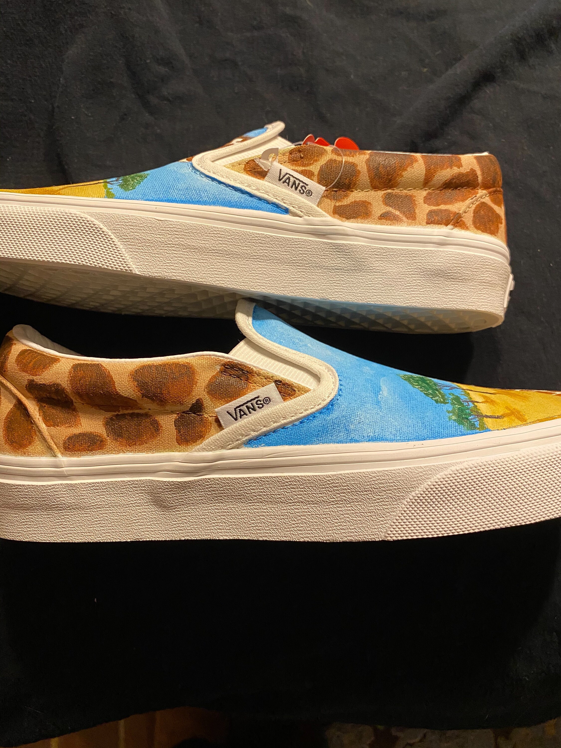 Vans clearance giraffe shoes