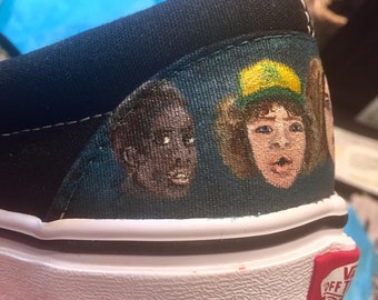 Custom Painted Stranger Things Shoes, Vans