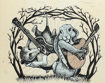 Gram Possum and Emmylou Hare