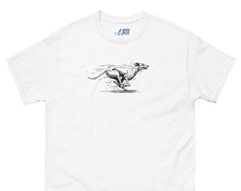 Greyhound Dog T-Shirt- Vintage Woodcut Style Dog Shirt- Best Gift For Dog Owners