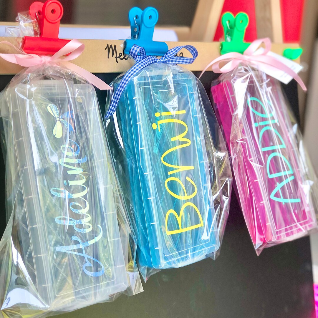 Personalized Marker Box, Large Pencil Box, Perfect for Classroom and Back to School Etsy