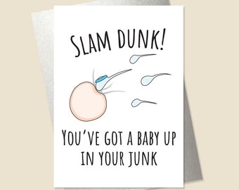 Funny Pregnancy Card, Funny Baby Shower Card, Baby Card, Pregnancy Card
