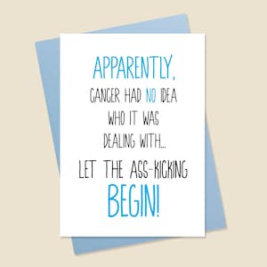 Tarjeta divertida sobre el cáncer, Tarjeta de aliento contra el cáncer, Tarjeta divertida de recuperación, Tarjeta de recuperación contra el cáncer, Tarjeta de apoyo contra el cáncer