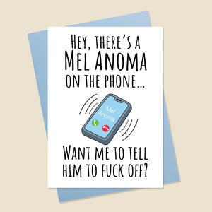 Grappige kankerkaart, huidkankerkaart, melanoomkaart, melanoomkankerkaart, kankeraanmoedigingskaart