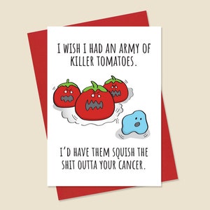 Funny Cancer Card, Cancer Encouragement Card, Cancer Sucks Card, Cancer Card