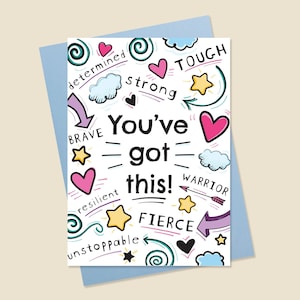 Carte d'encouragement, carte de soutien, carte de cancer, carte d'encouragement de cancer, carte de soutien de cancer,
