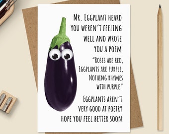 images Funny Eggplant Puns eggplant funny card etsy