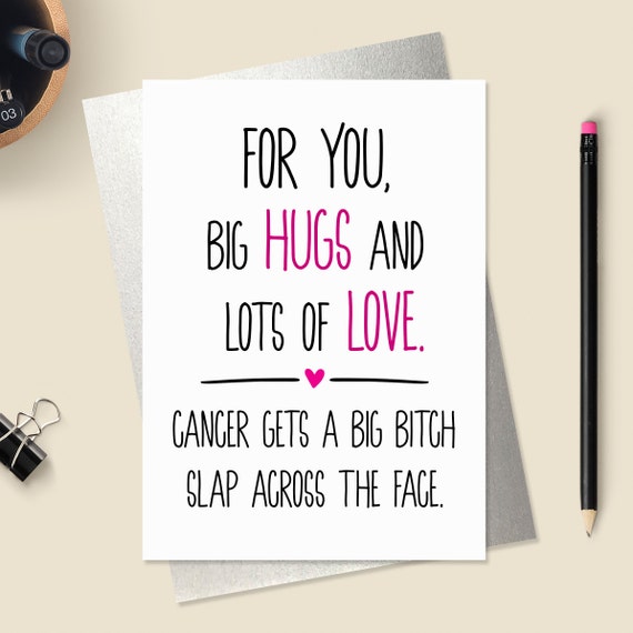 Funny Cancer Card Cancer Encouragement Card | Etsy