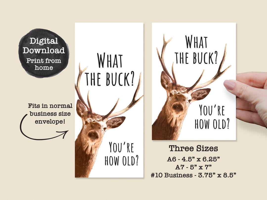 Funny Birthday Card Pun Birthday Card Hunter Birthday Card - Etsy