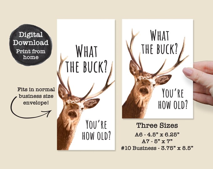 Hand-lettered Hunter Card Deer Shape Card Hunting Card - Etsy