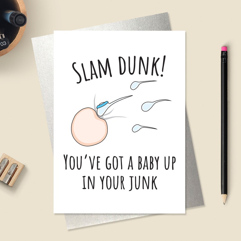 Funny Pregnancy Card Funny Baby Shower Card Etsy