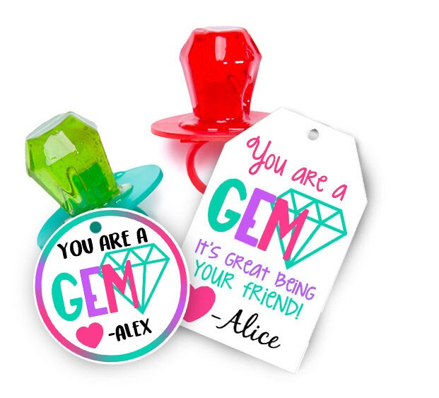 Ring Pop Valentine - Etsy