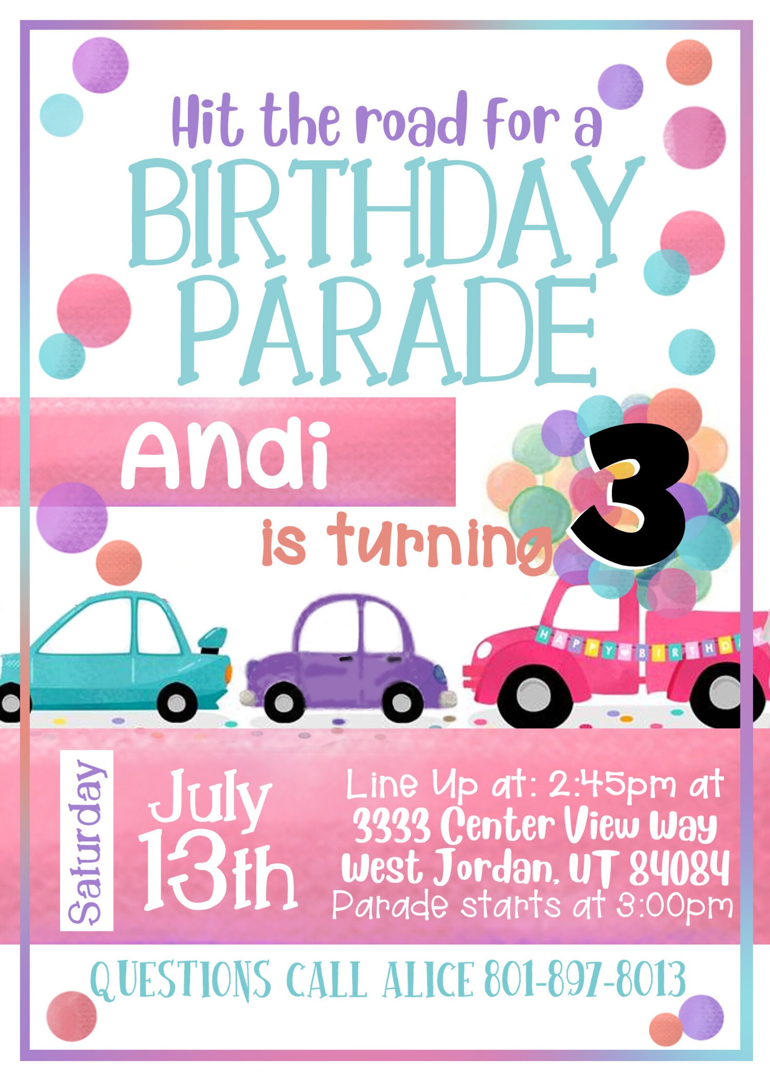 birthday-parade-invitation-theme-printable-birthday-etsy