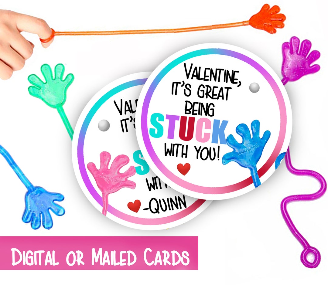 hello emma: stuck on you  Valentine stickers, Valentines