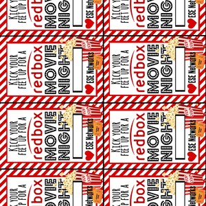 Redbox Gift Cards for Popcorn and a Movie Date Night With Space for ...